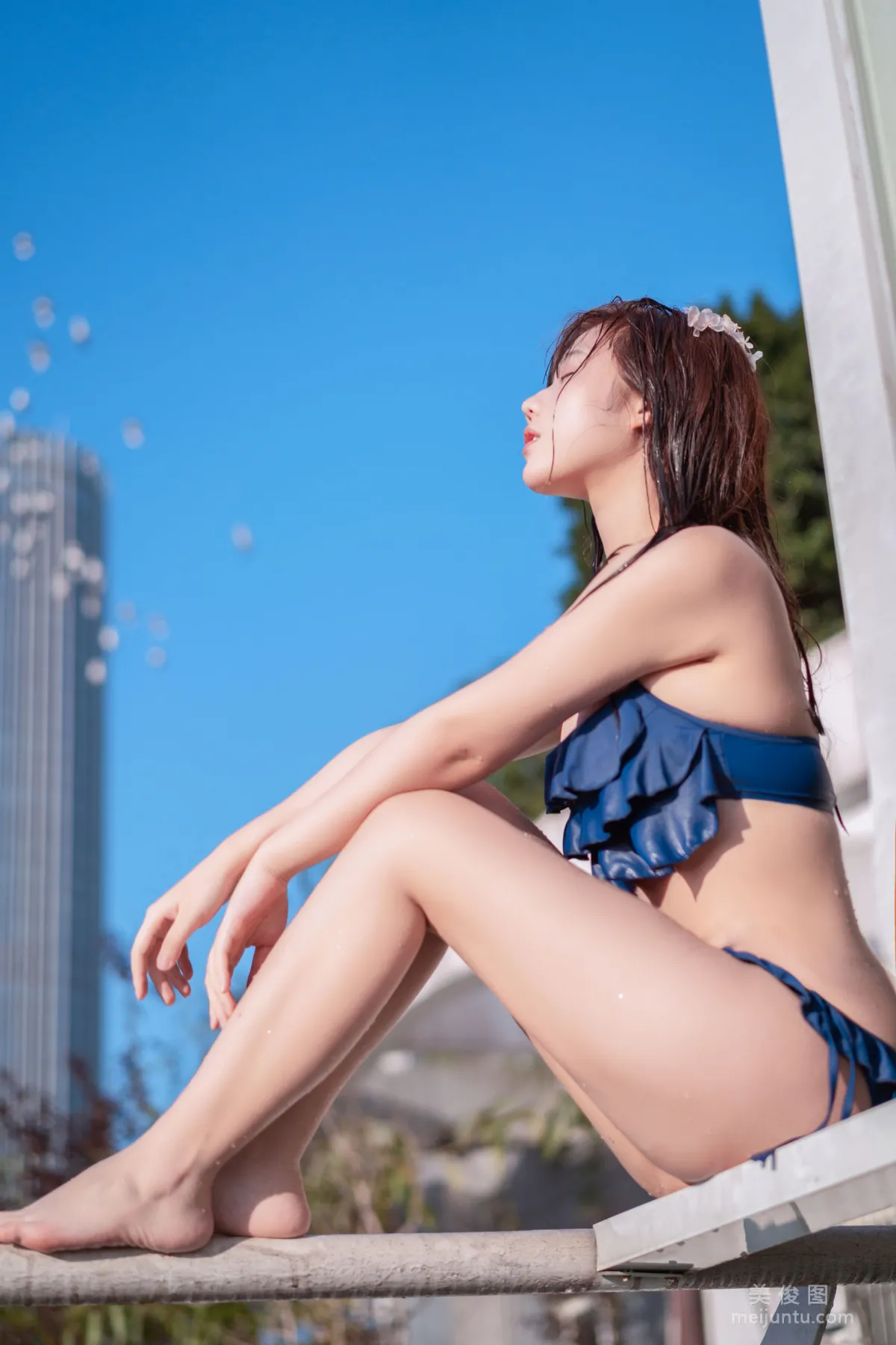 COS福利姬鏡醬 《私奔之泳衣》 寫真集 42