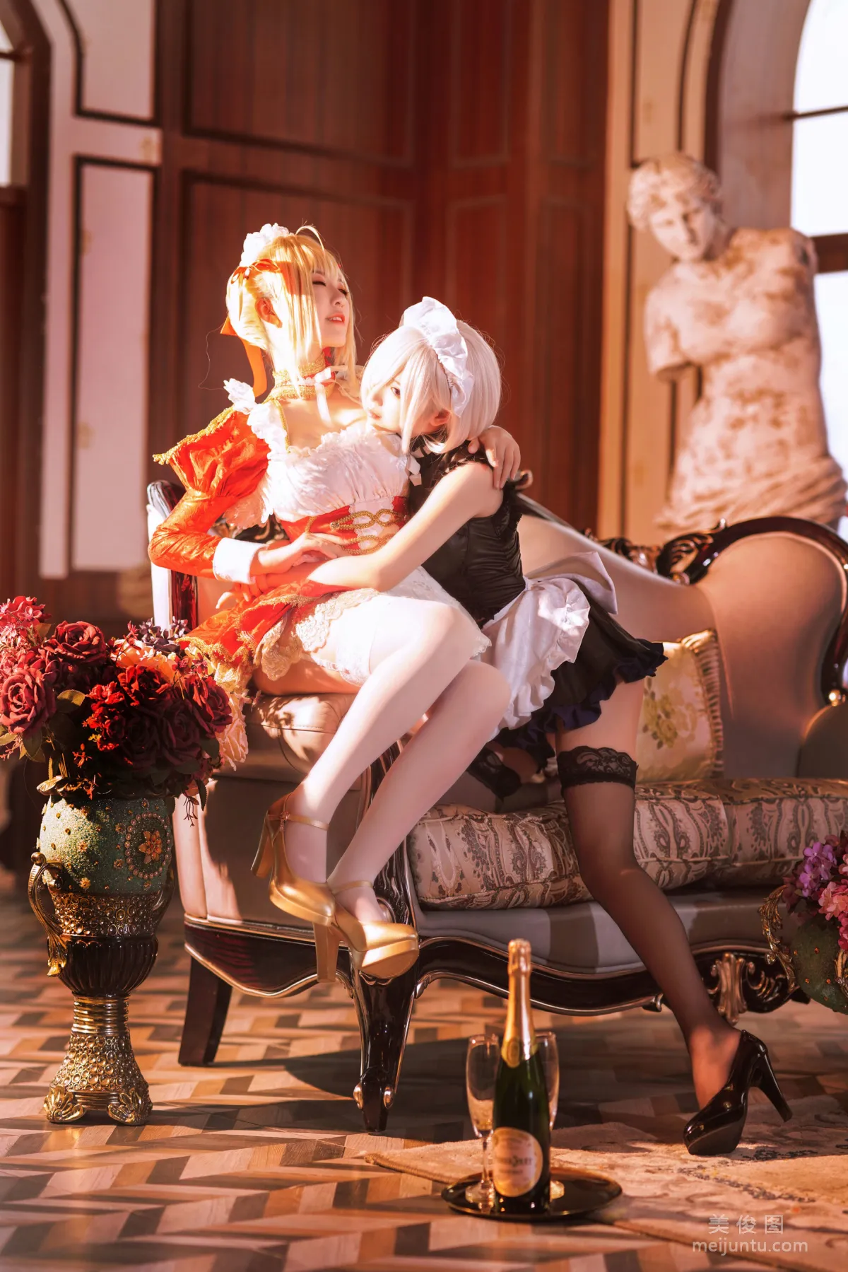 半半子&面饼仙儿 《Claudius x Kyrielight Maid》 写真集12