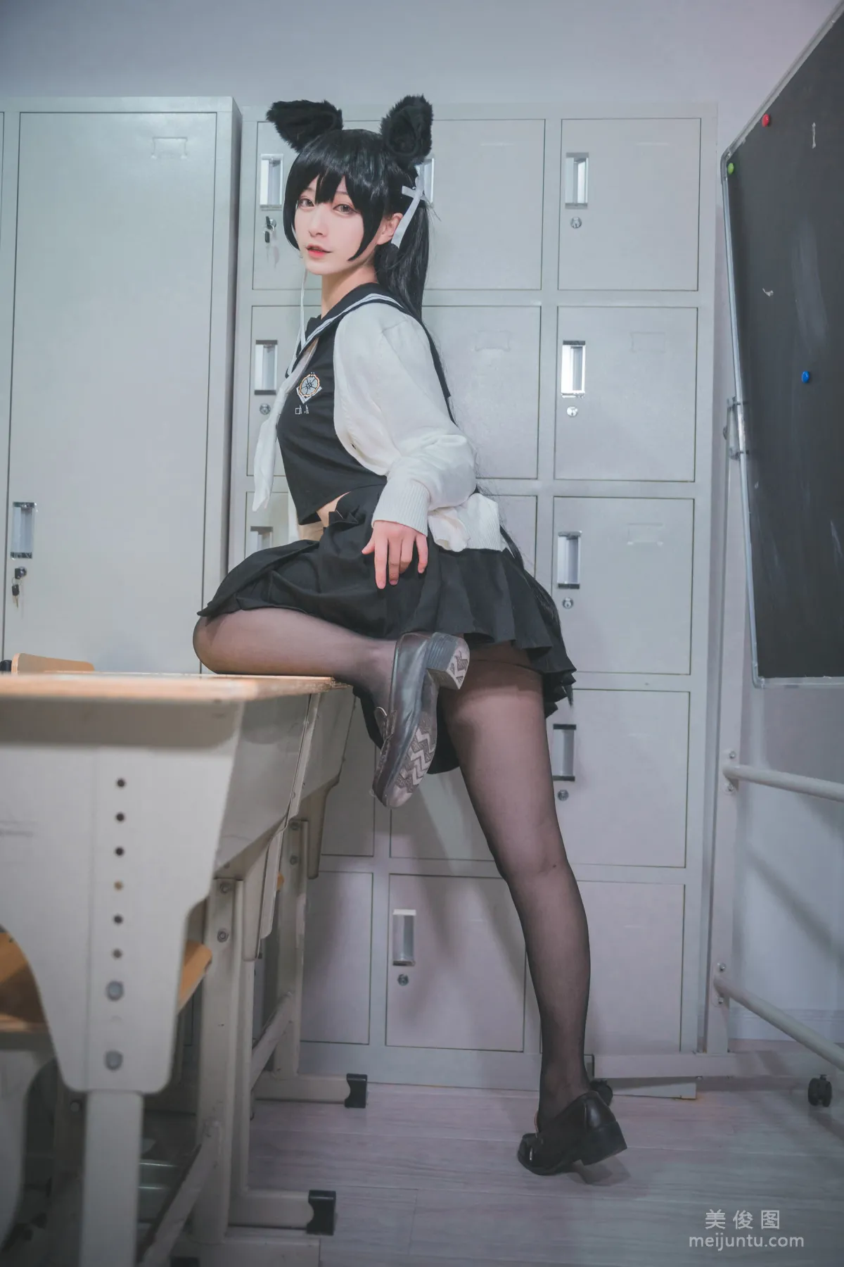 [美女Coser] 铁板烧鬼舞w 《爱宕jk》 写真集1