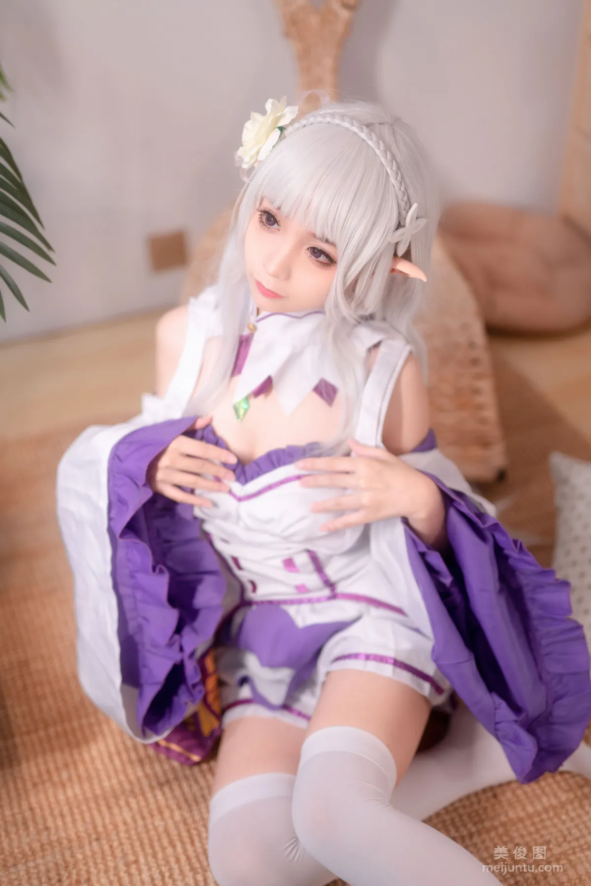 [美女Coser] 蠢沫沫 《艾米利亚》 写真集22