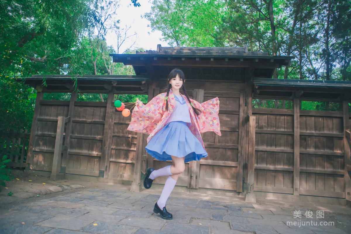 [美女Coser] 桜群 《和服》 写真集14
