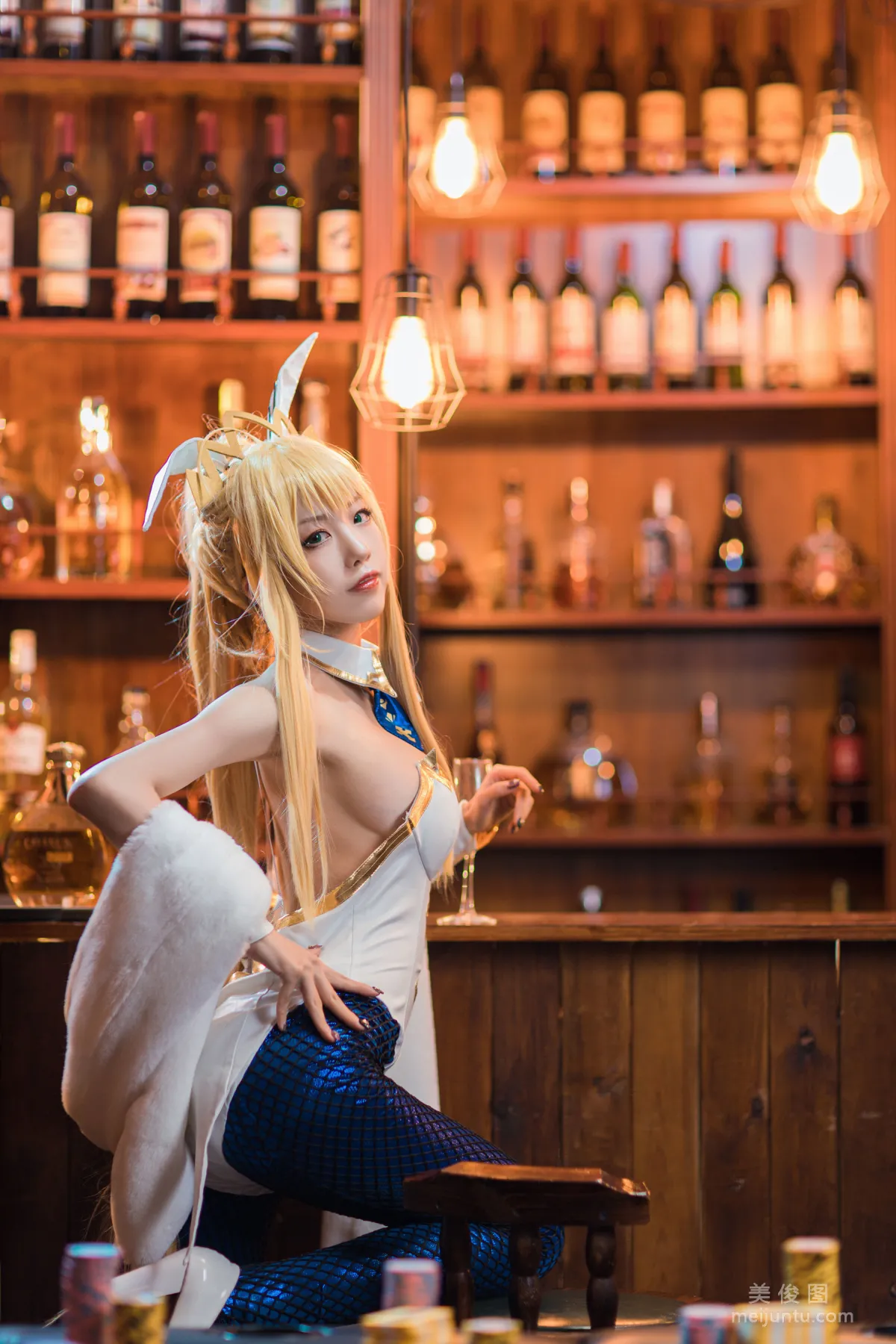 美女Coser水淼aqua 《白槍呆》 寫真集 8