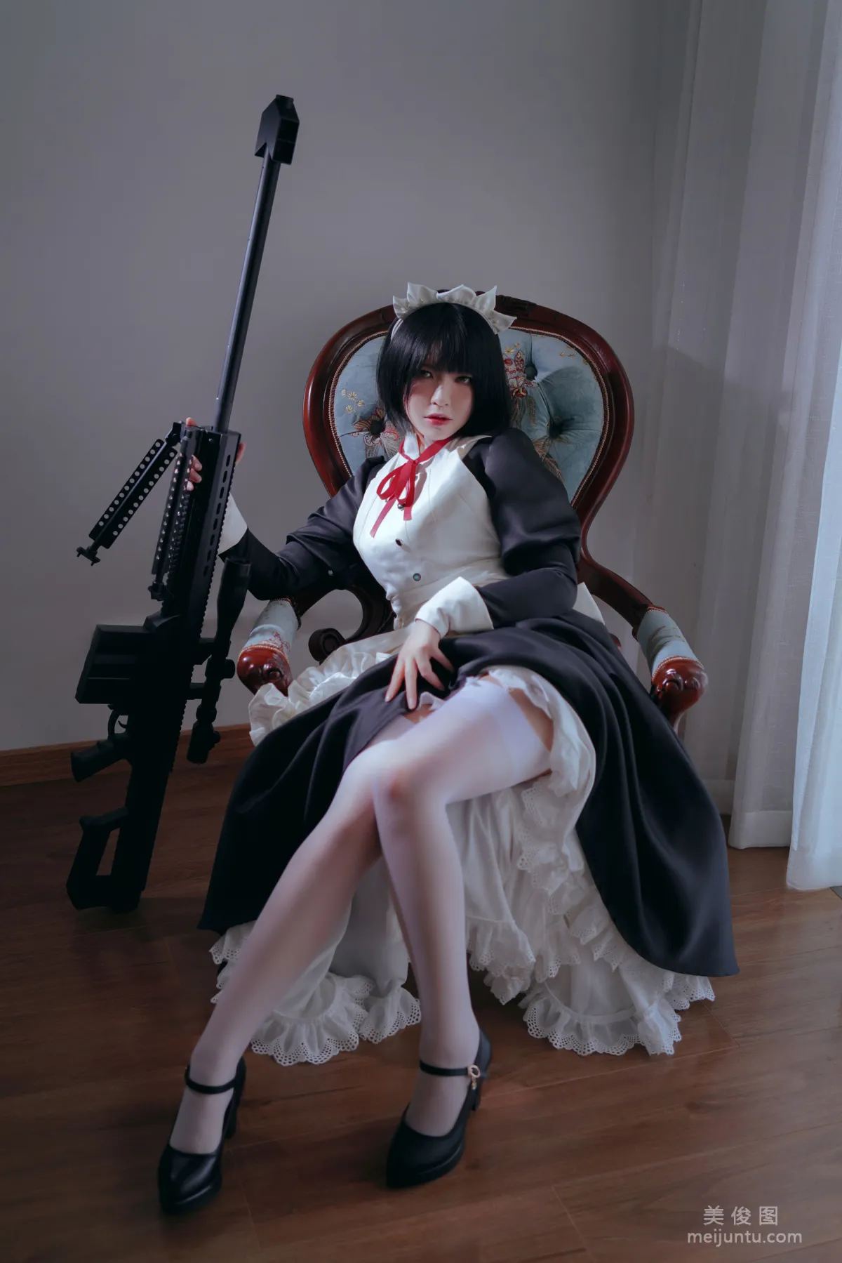 [美女Coser] 半半子 《 嫌パン メイド》 写真集1
