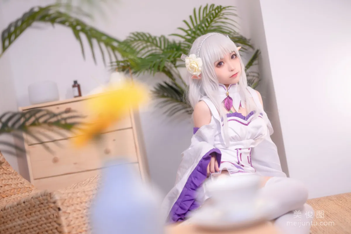 [美女Coser] 蠢沫沫 《艾米利亚》 写真集20