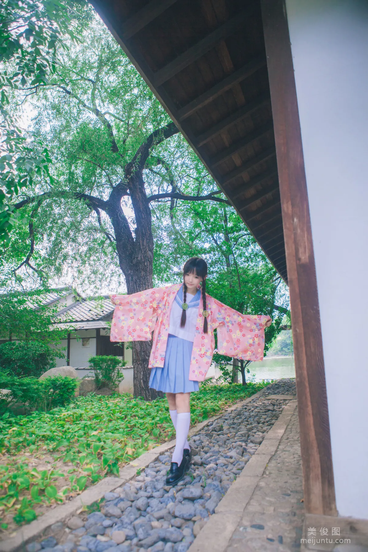 [美女Coser] 桜群 《和服》 写真集3
