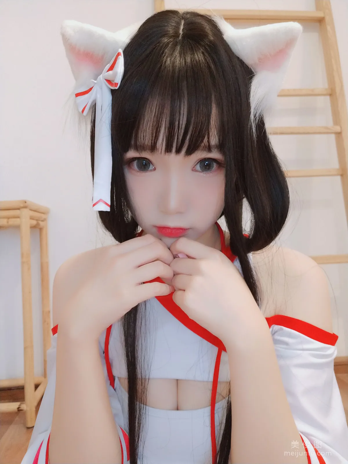 [美女Coser] 雪晴Astra 《神社の貓》 寫真集 27
