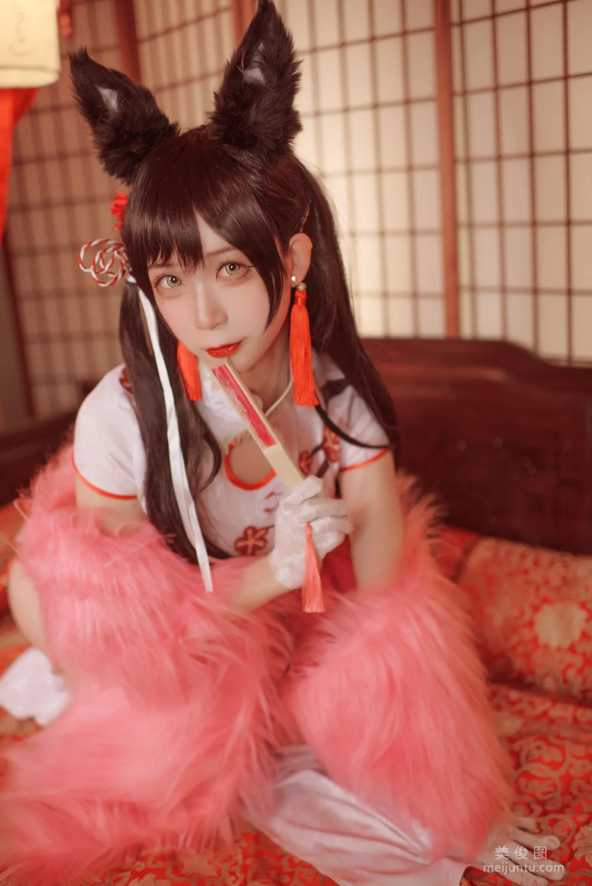 [美女Coser] 櫻落醬w 《愛宕新春旗袍》 寫真集 6