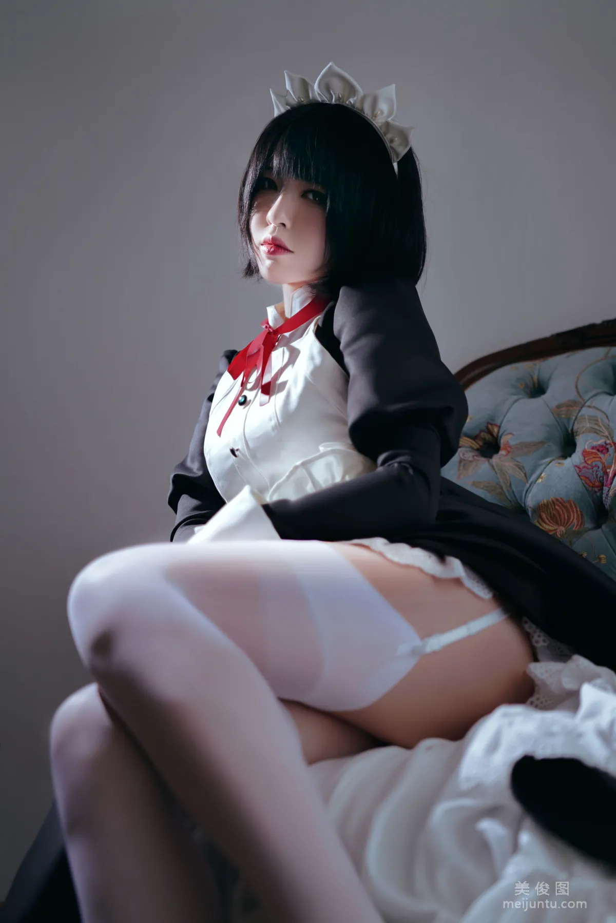 [美女Coser] 半半子 《 嫌パン メイド》 写真集17