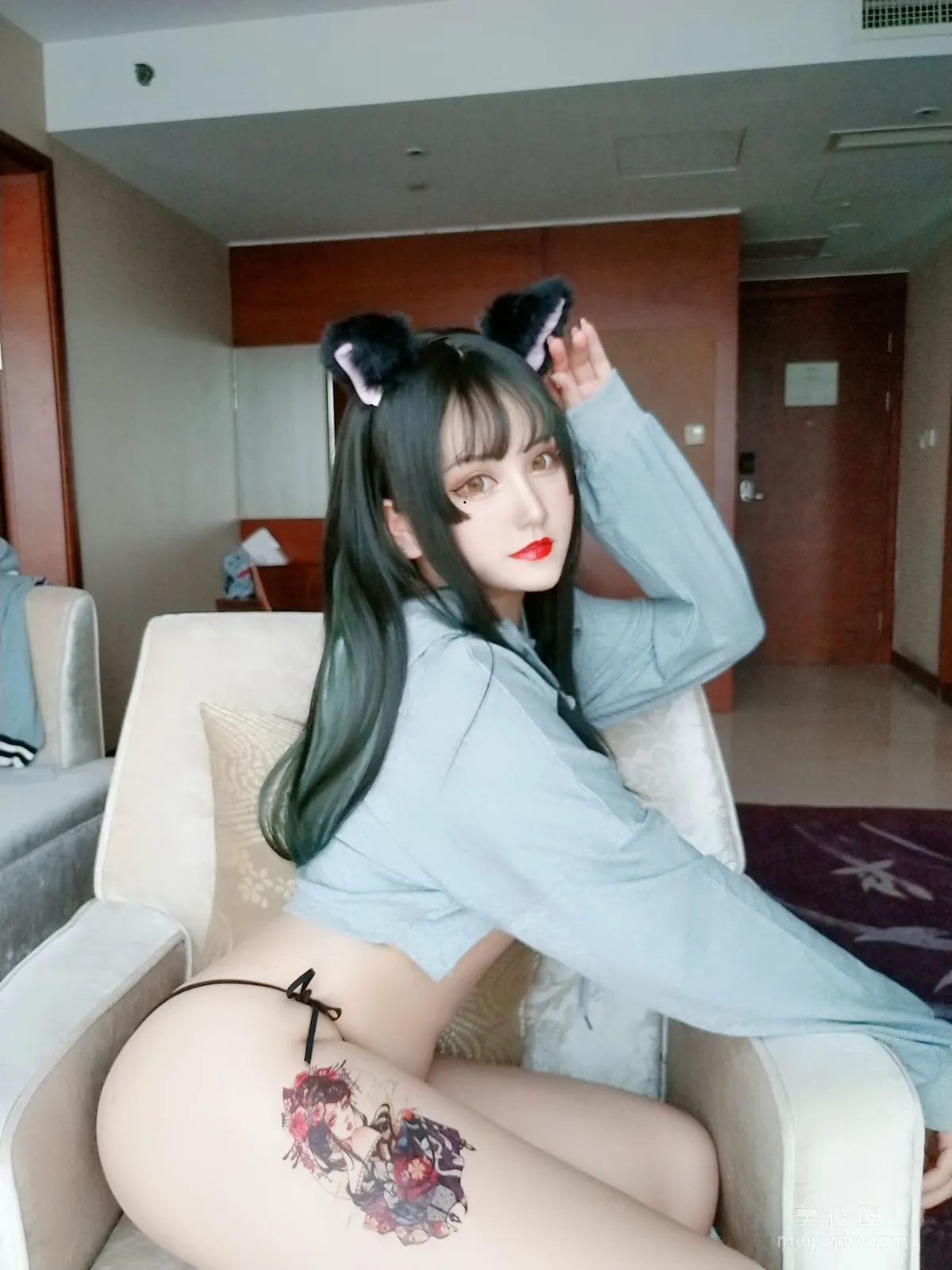 夏鸽鸽不想起床 《猫耳》 写真集49