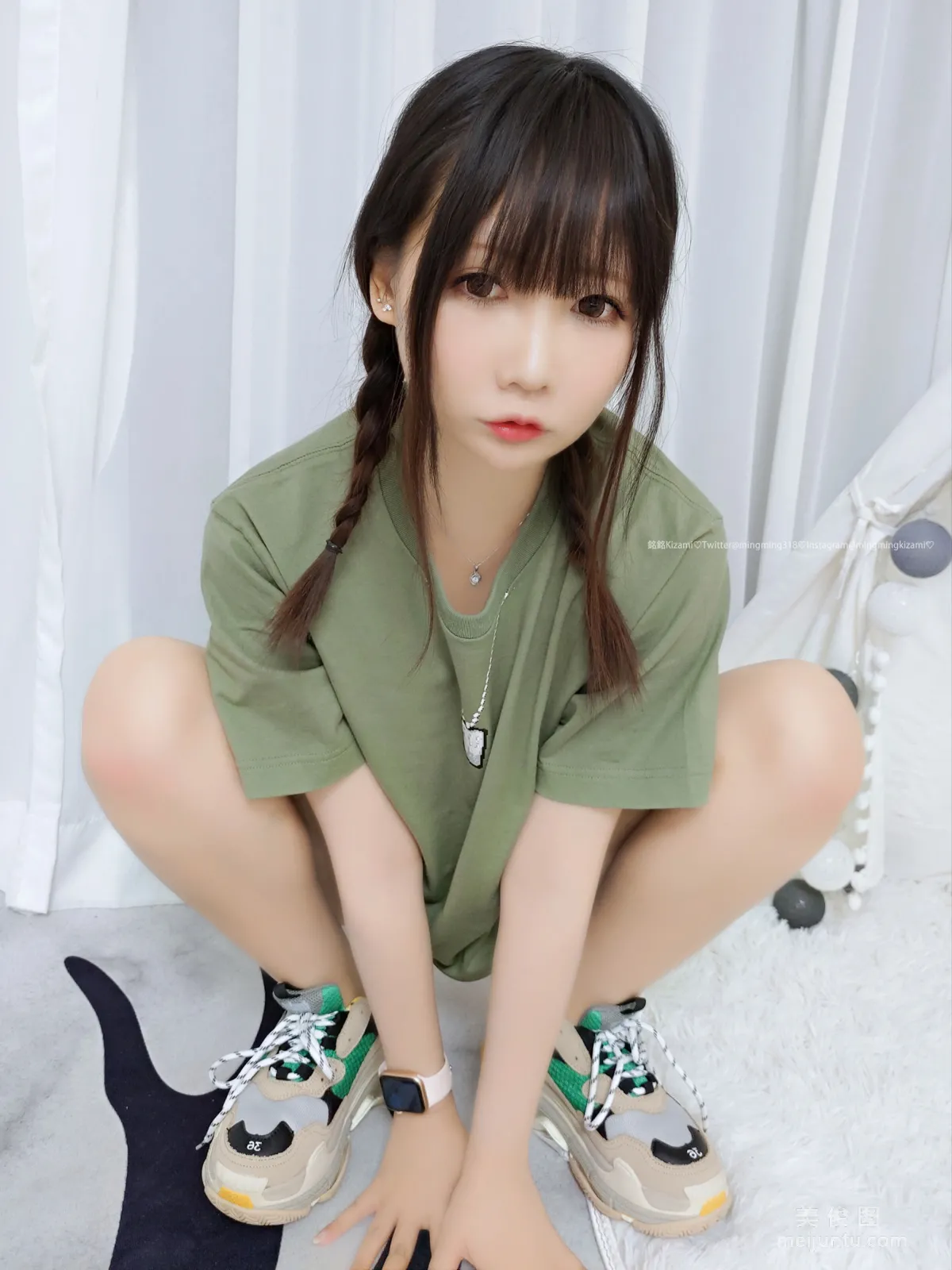 銘銘Kizami 《自撮りVol.018 居家小可爱》 写真集68