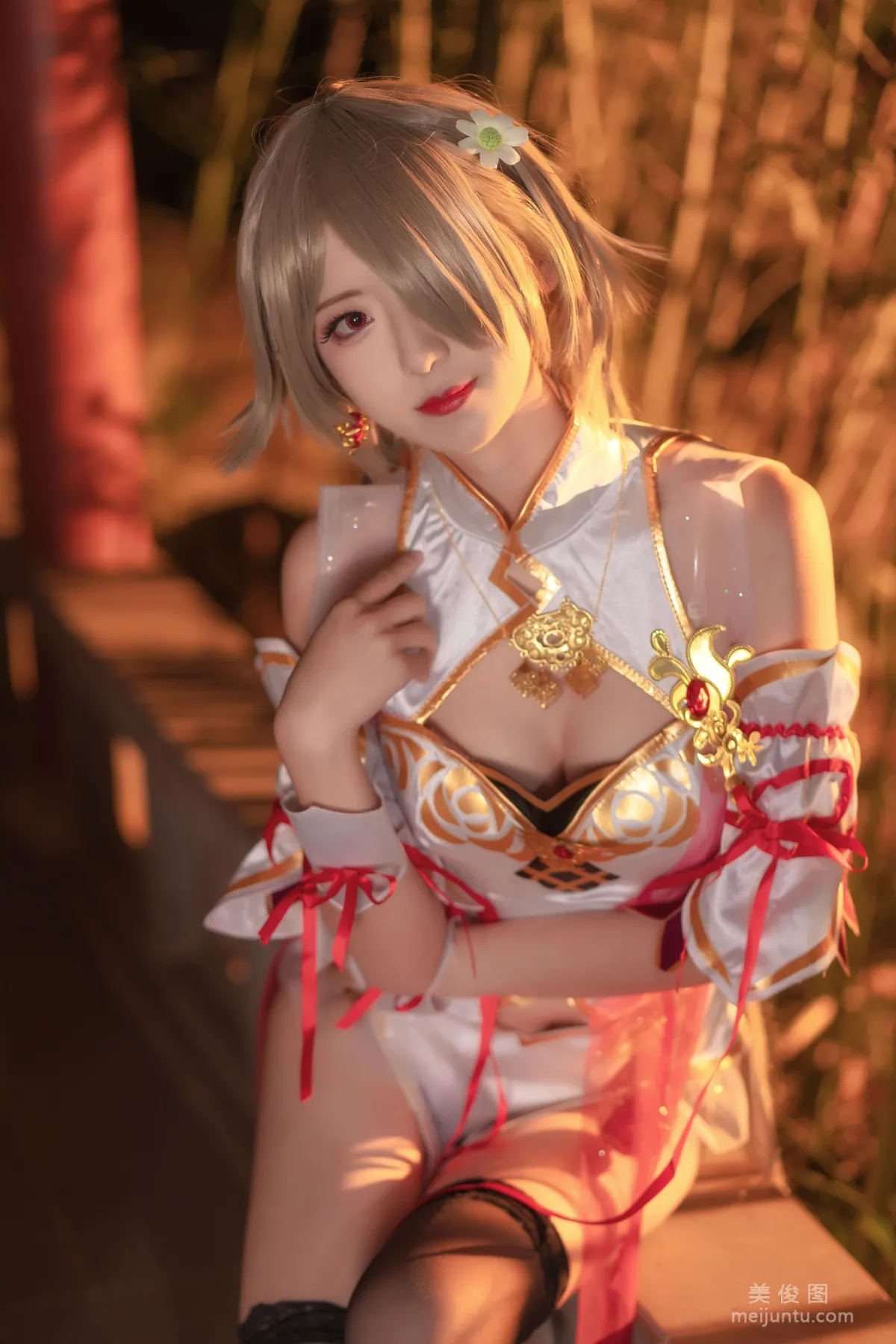 [美女Coser] 彌音音ww 《浣溪沙》 寫真集 12