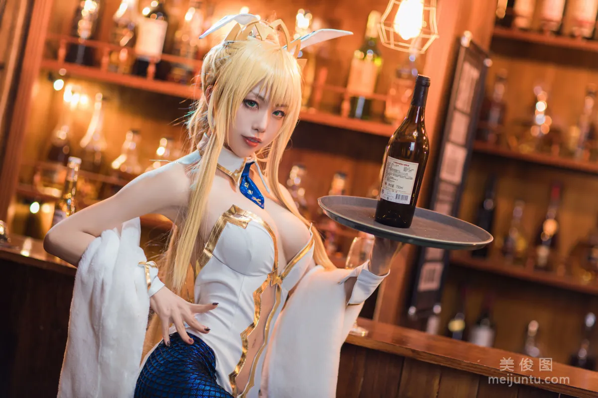 美女Coser水淼aqua 《白槍呆》 寫真集 9