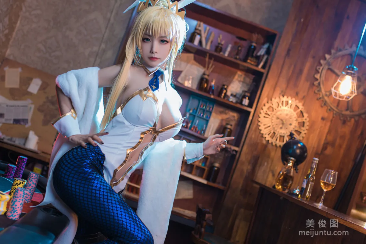 美女Coser水淼aqua 《白槍呆》 寫真集 20