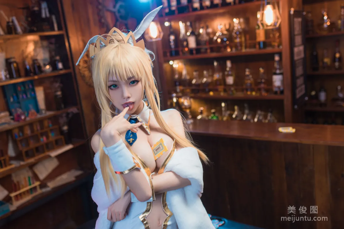美女Coser水淼aqua 《白槍呆》 寫真集 26