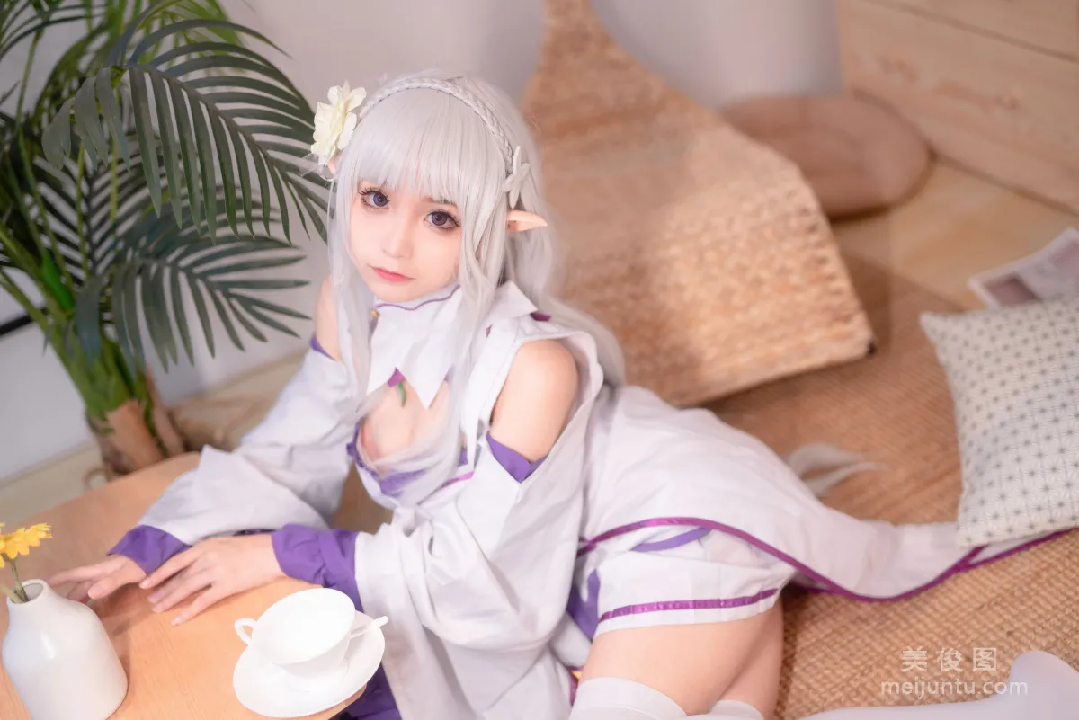 [美女Coser] 蠢沫沫 《艾米利亚》 写真集23