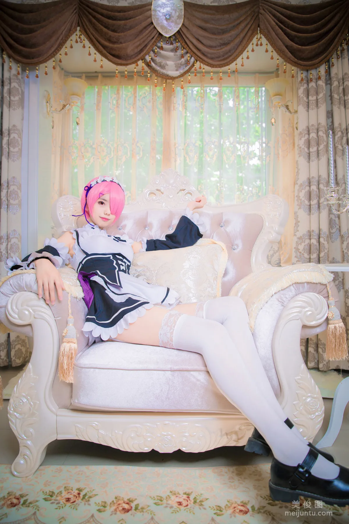 [美女Coser] 小野妹子w 《Ram Rem（拉姆，雷姆）》 写真集2