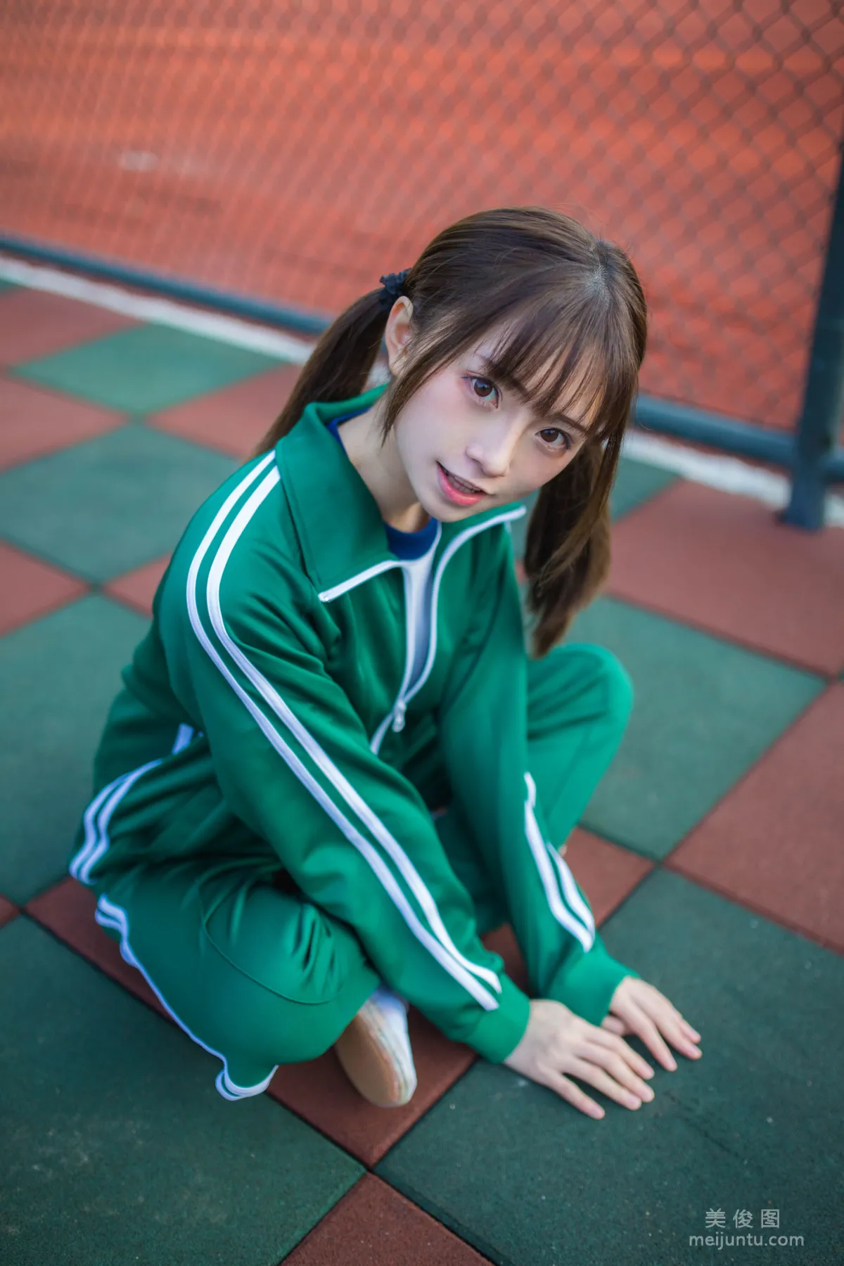 Kitaro_绮太郎 《绿色运动服女孩》 写真集16
