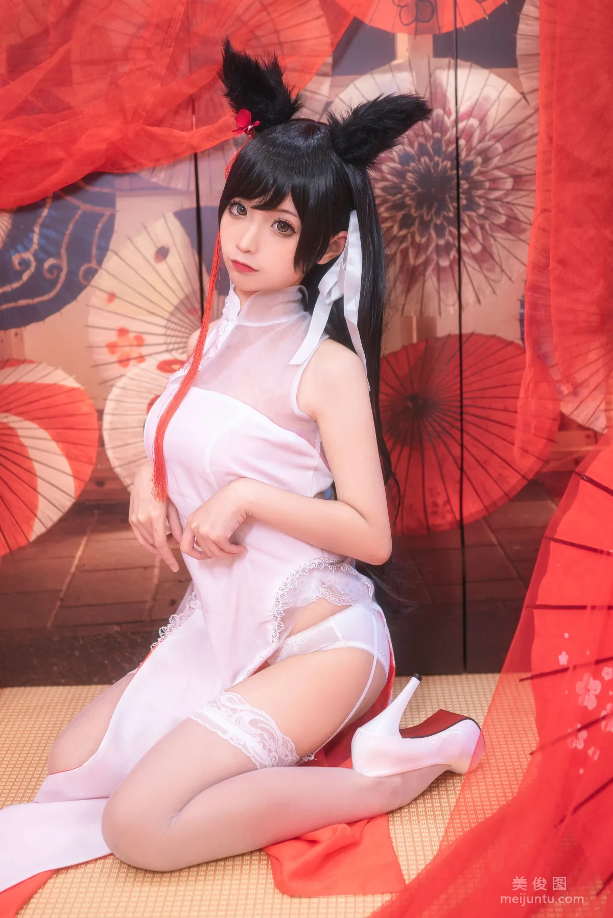 [美女Coser] 蠢沫沫 《爱宕习字》 写真集5