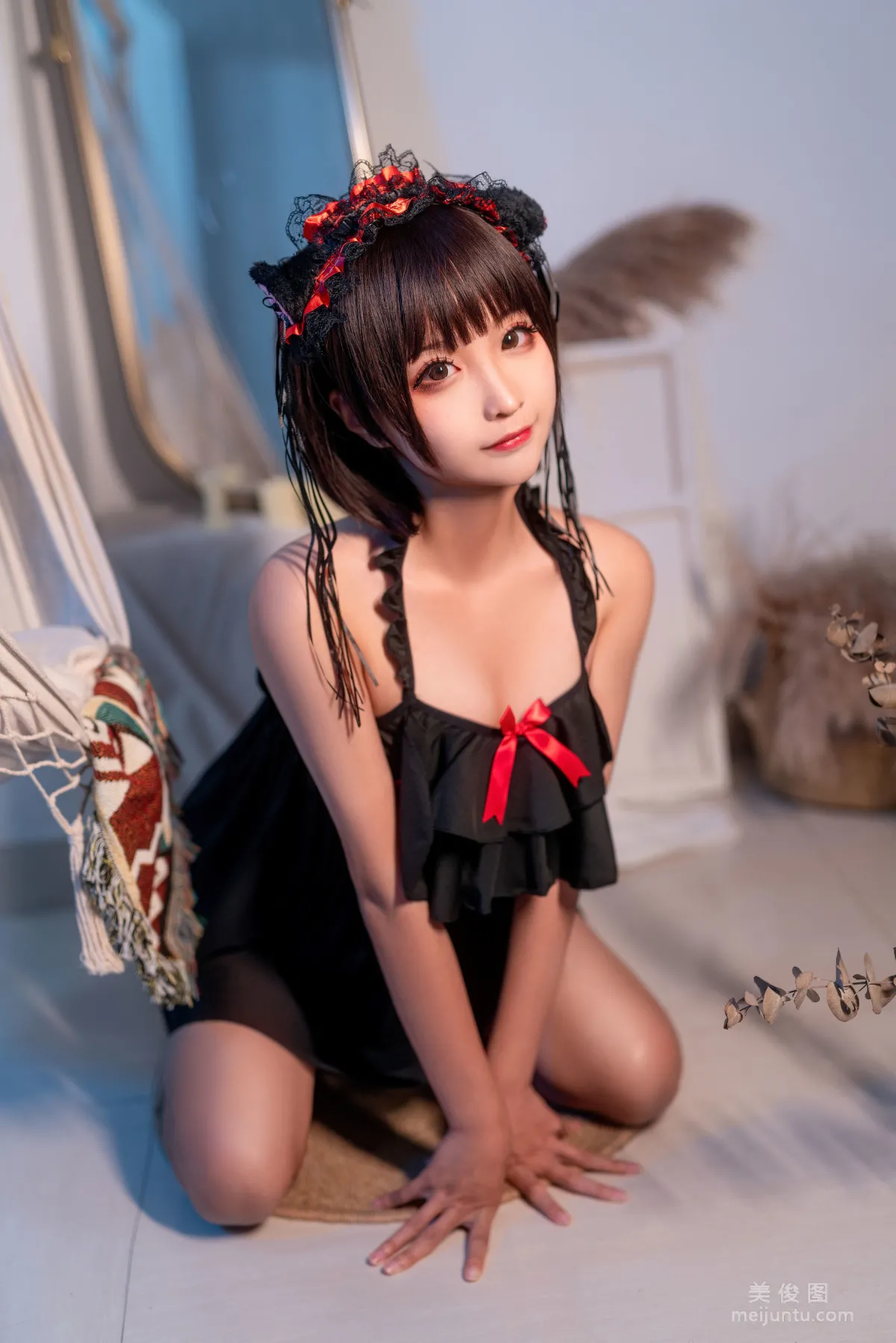 蠢沫沫 《黑睡裙》 写真集1