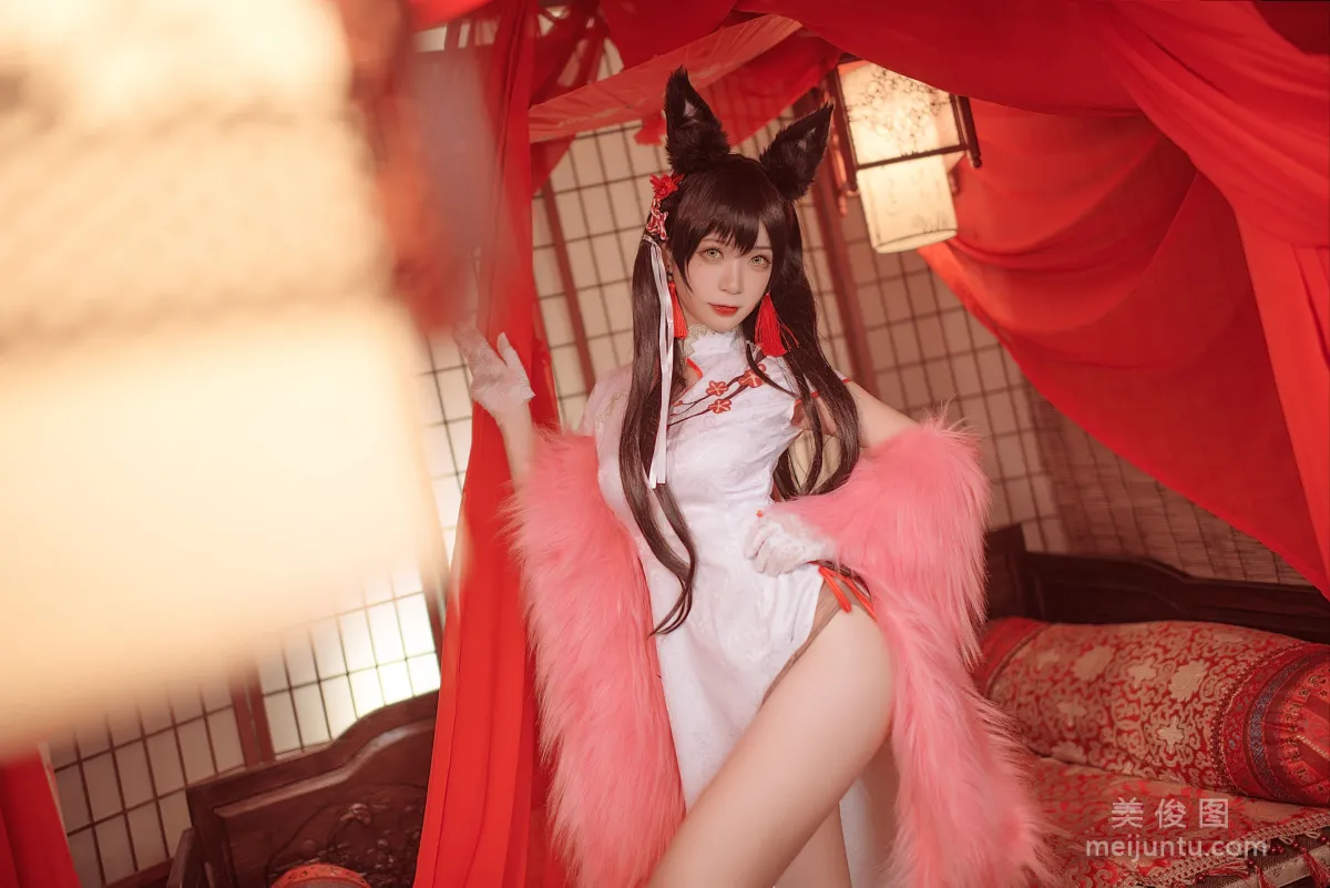 [美女Coser] 櫻落醬w 《愛宕新春旗袍》 寫真集 13
