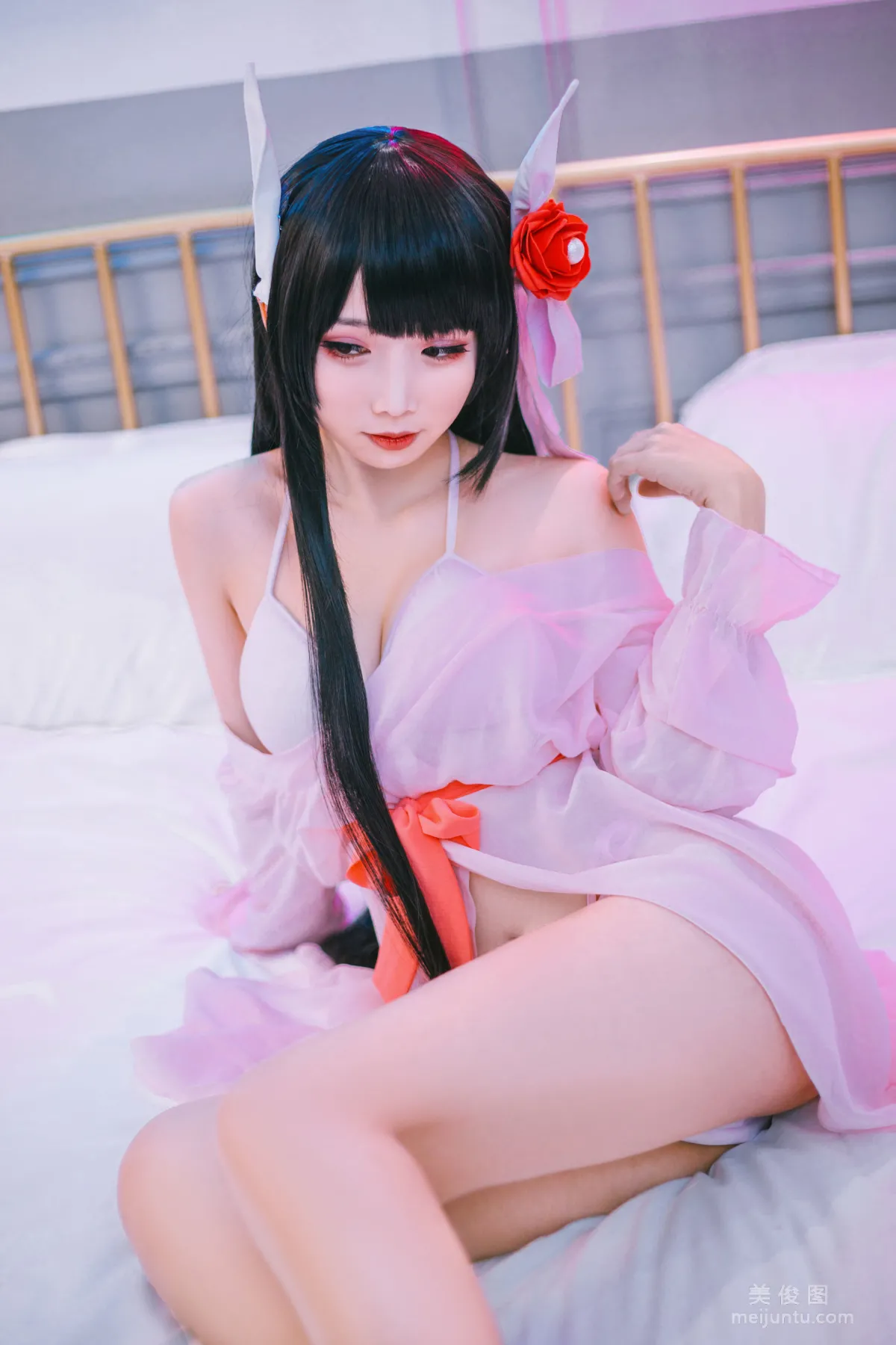 [美女Coser] 面餅仙兒 《鲟睡衣》 寫真集 7