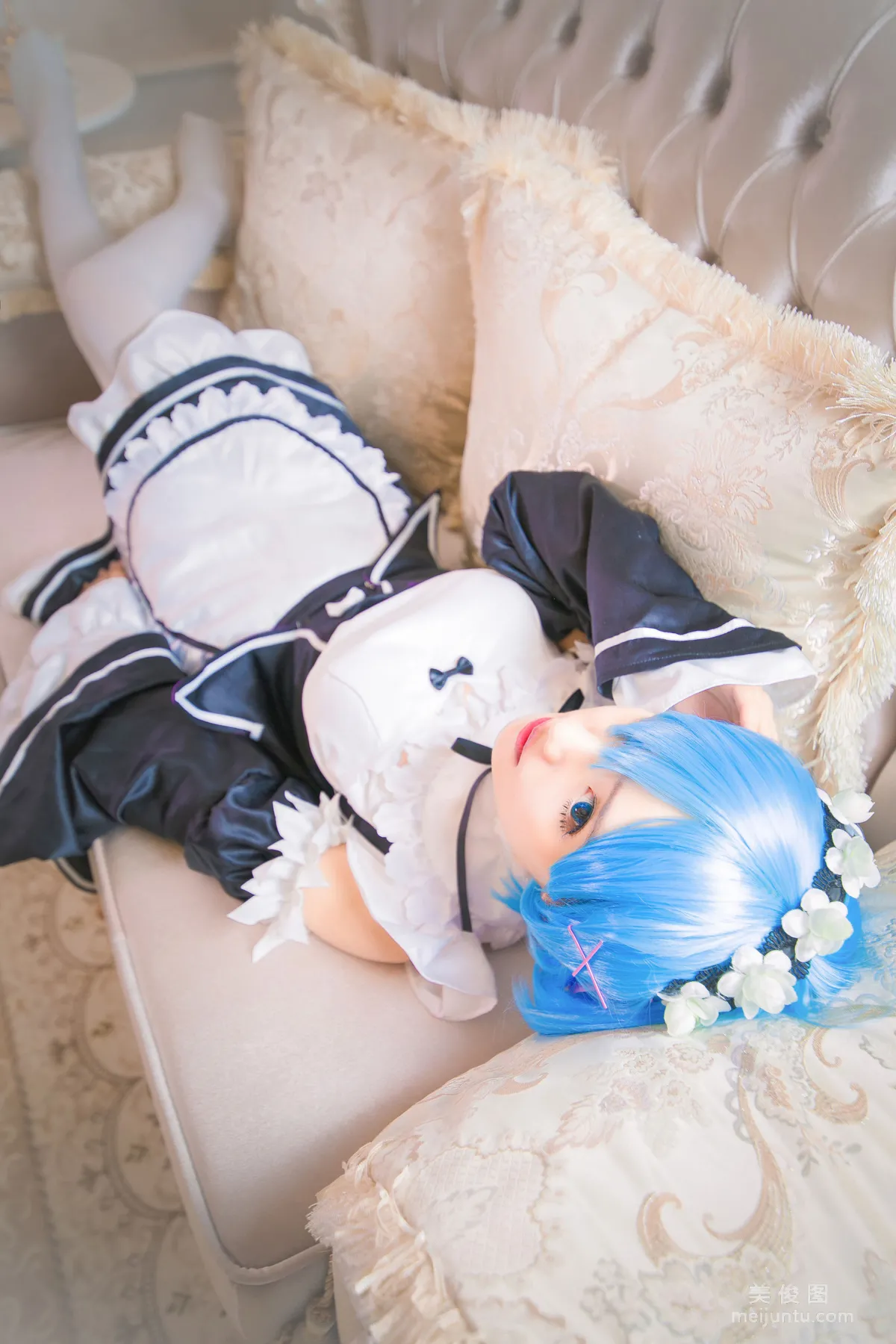 [美女Coser] 小野妹子w 《Ram Rem（拉姆，雷姆）》 寫真集 10