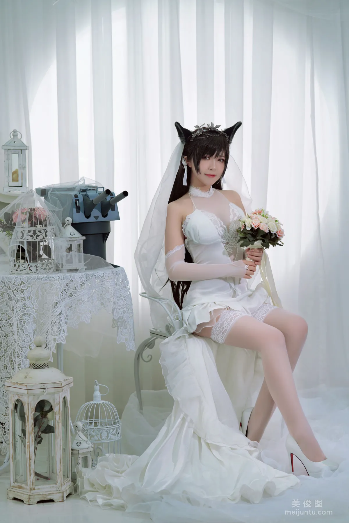 [美女Coser] 半半子 《愛宕花嫁》 寫真集 15