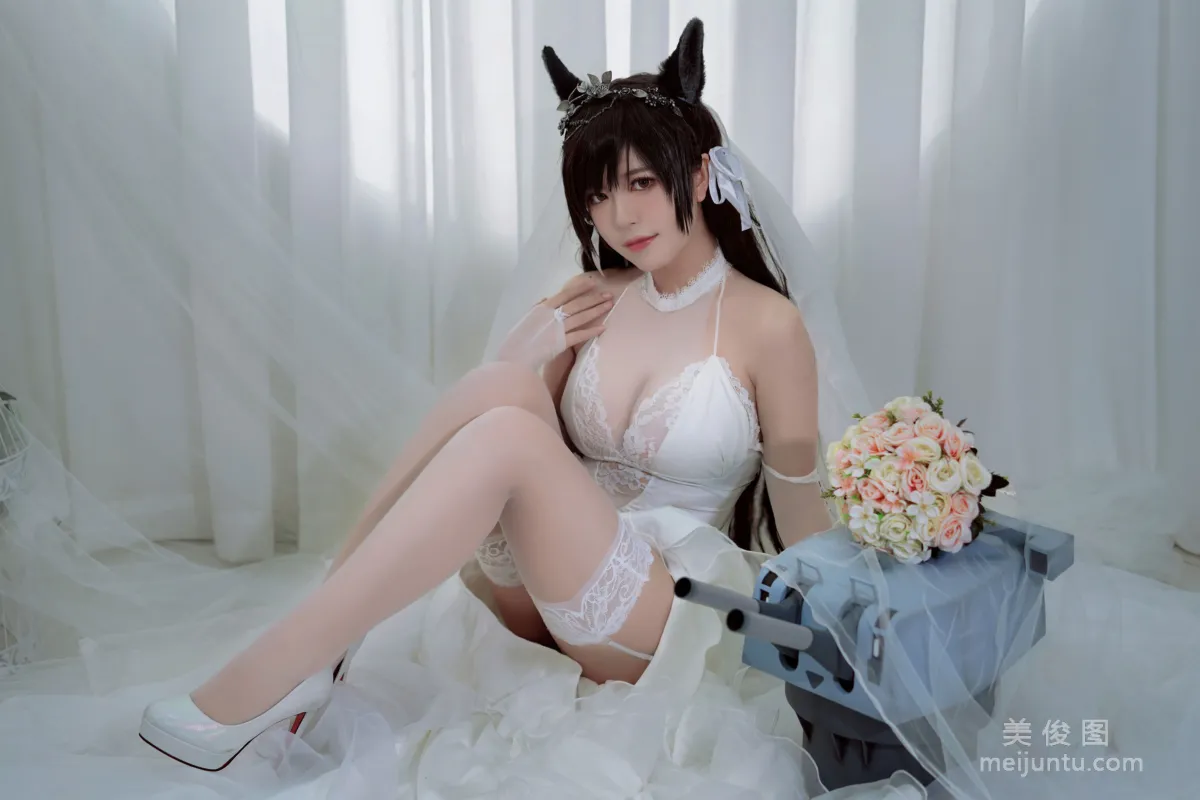 [美女Coser] 半半子 《愛宕花嫁》 寫真集 30