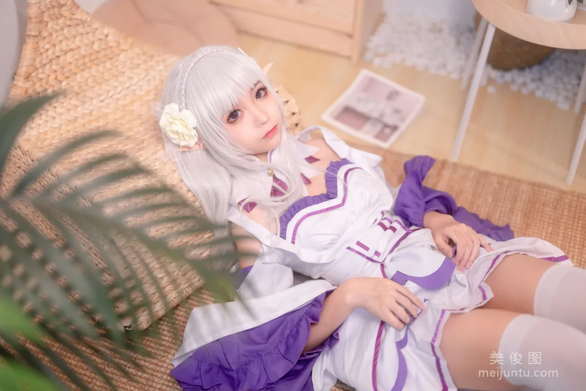 [美女Coser] 蠢沫沫 《艾米利亚》 写真集10