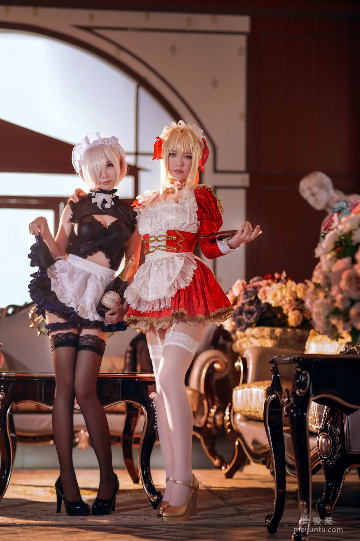 半半子&面饼仙儿 《Claudius x Kyrielight Maid》 写真集6