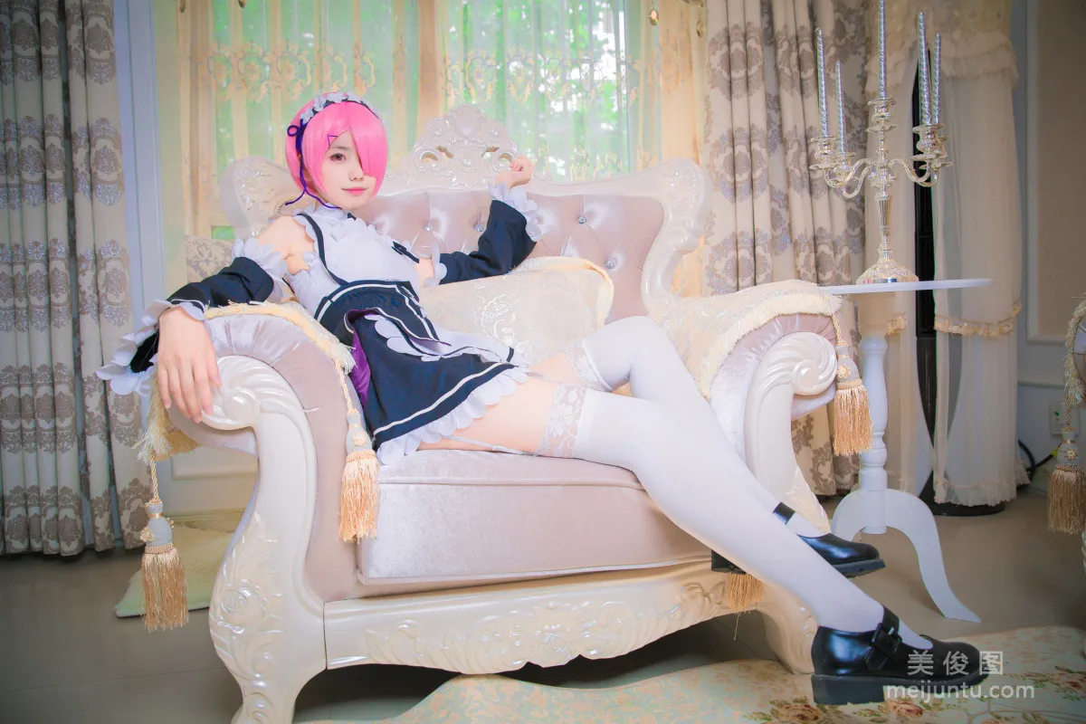 [美女Coser] 小野妹子w 《Ram Rem（拉姆，雷姆）》 寫真集 18