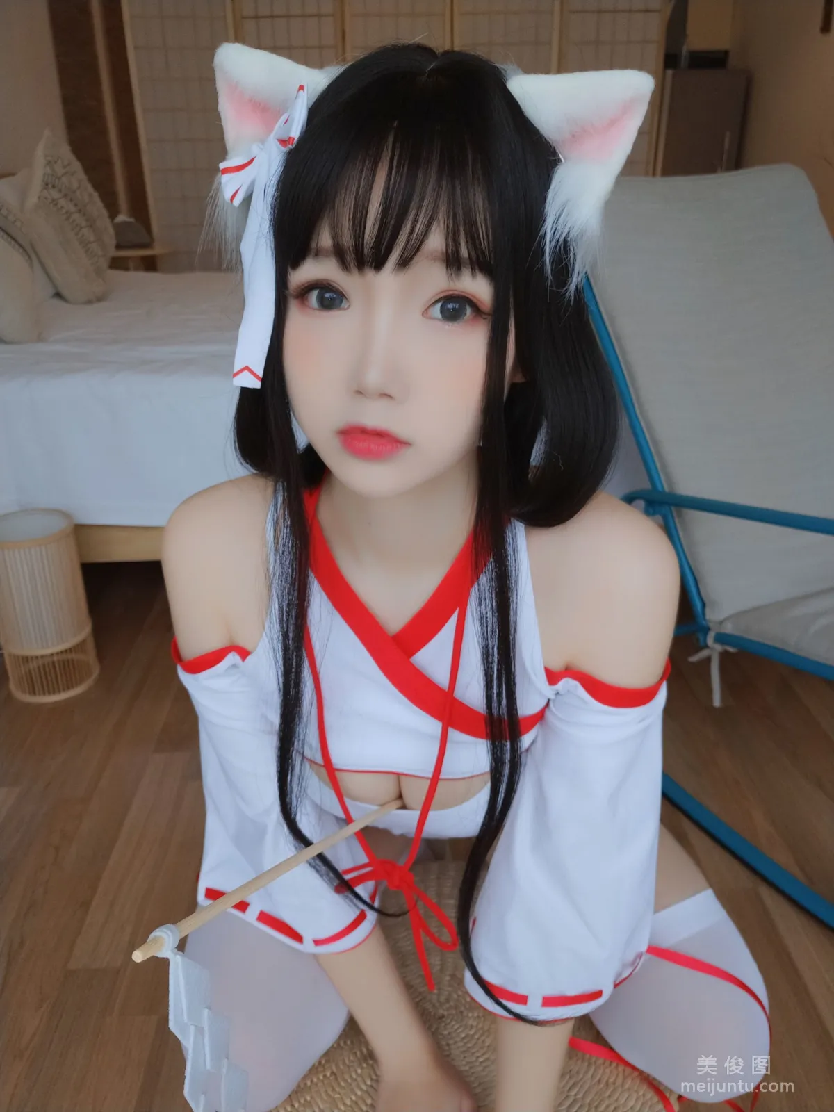 [美女Coser] 雪晴Astra 《神社の貓》 寫真集 60