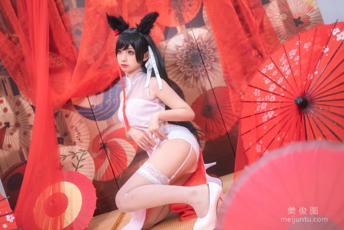 [美女Coser] 蠢沫沫 《爱宕习字》 写真集1