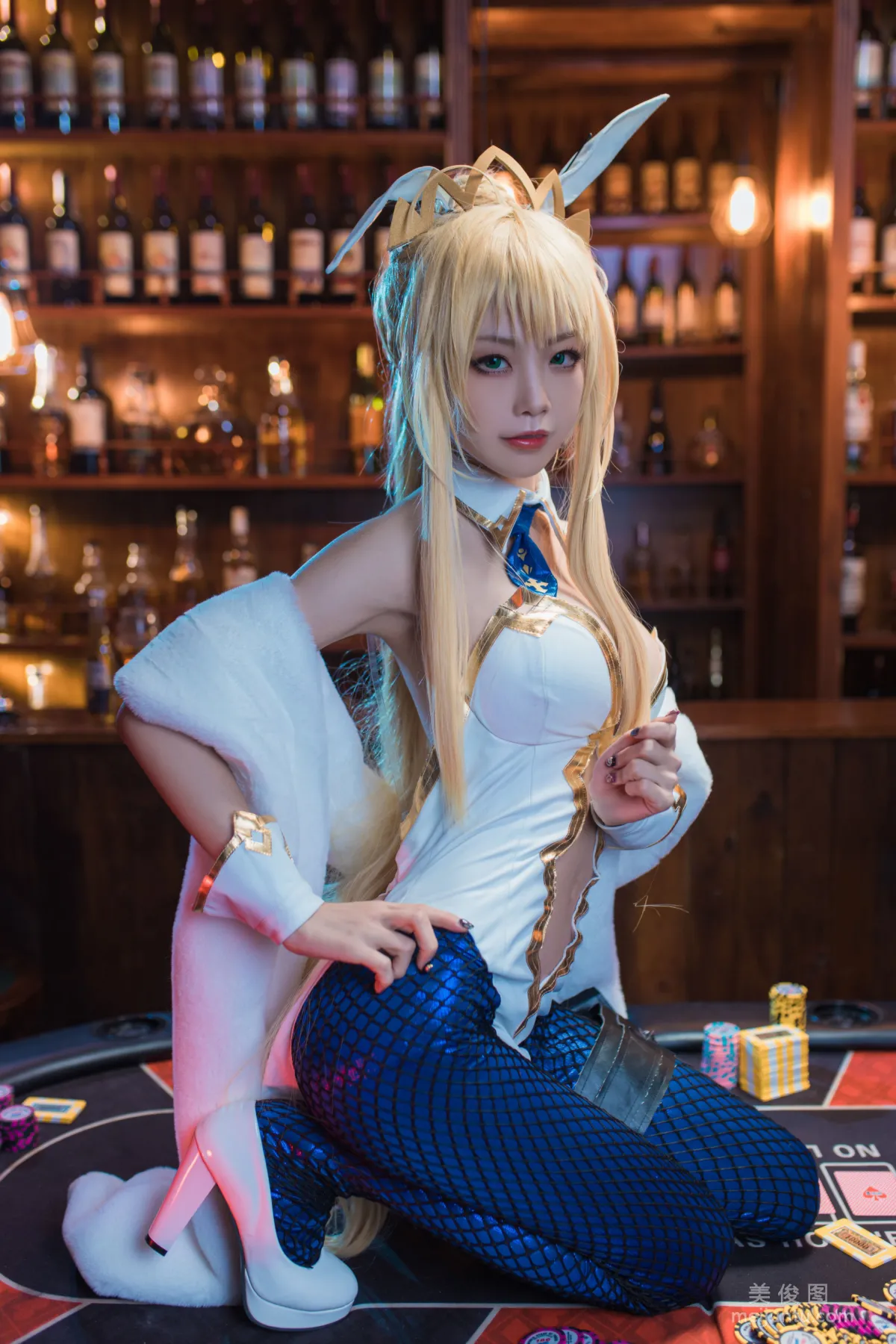 美女Coser水淼aqua 《白槍呆》 寫真集 25