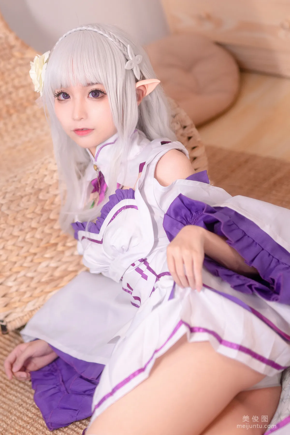 [美女Coser] 蠢沫沫 《艾米利亚》 写真集8