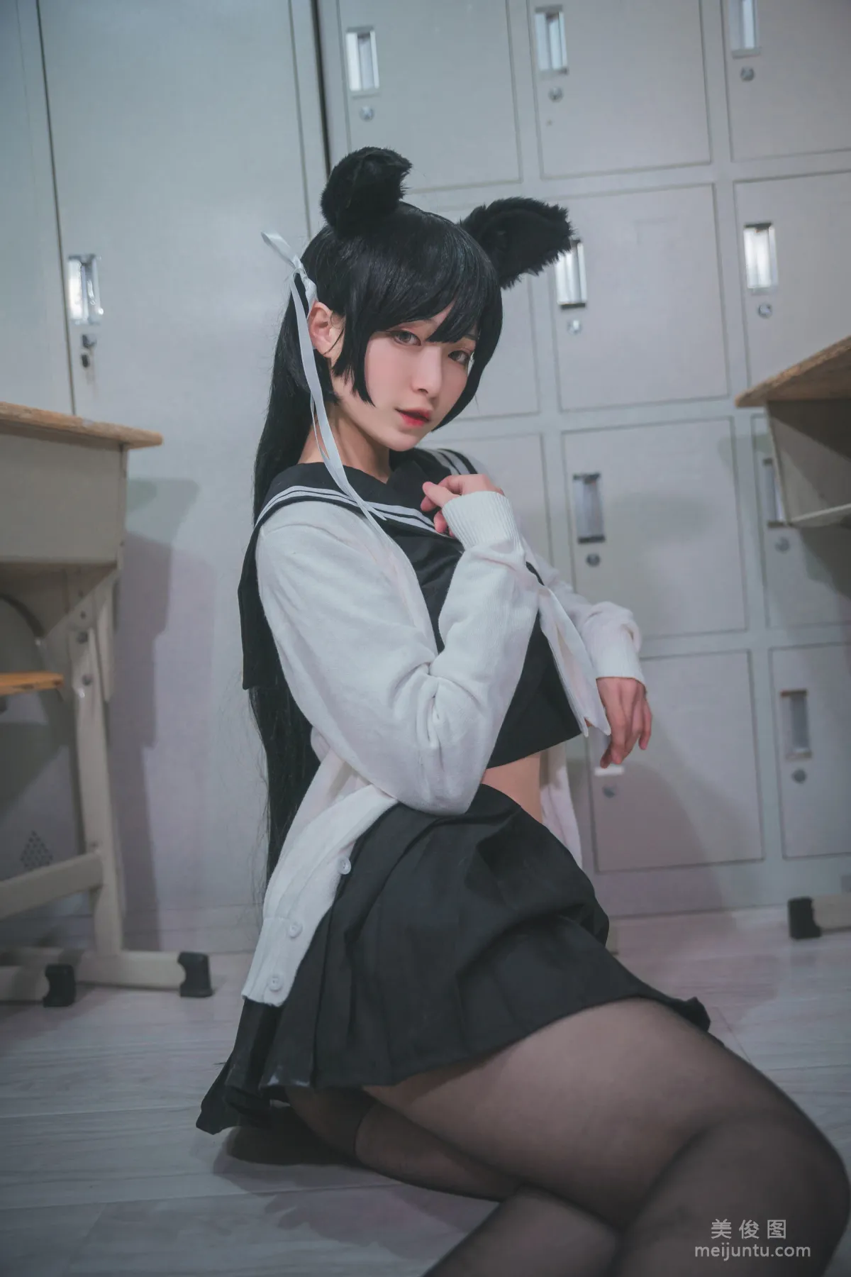 [美女Coser] 铁板烧鬼舞w 《爱宕jk》 写真集12