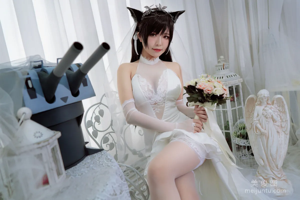 [美女Coser] 半半子 《愛宕花嫁》 寫真集 22