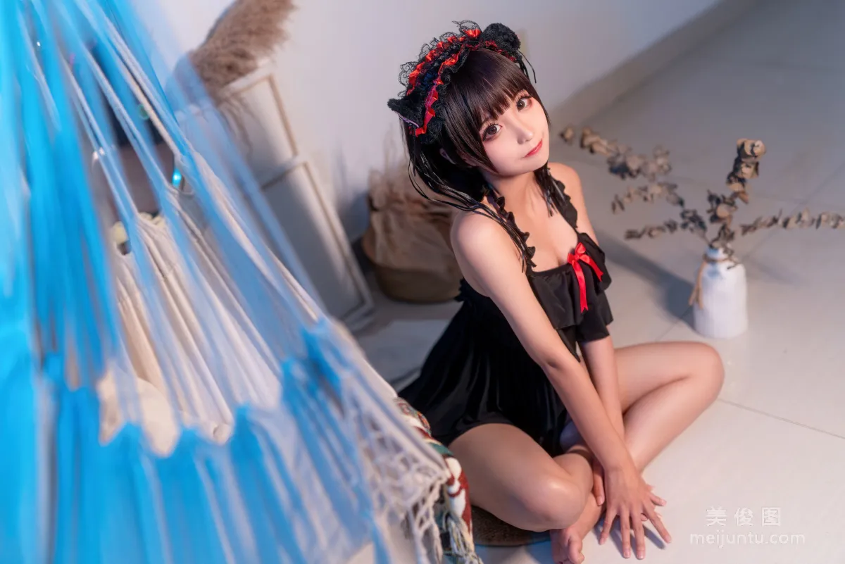 蠢沫沫 《黑睡裙》 写真集18