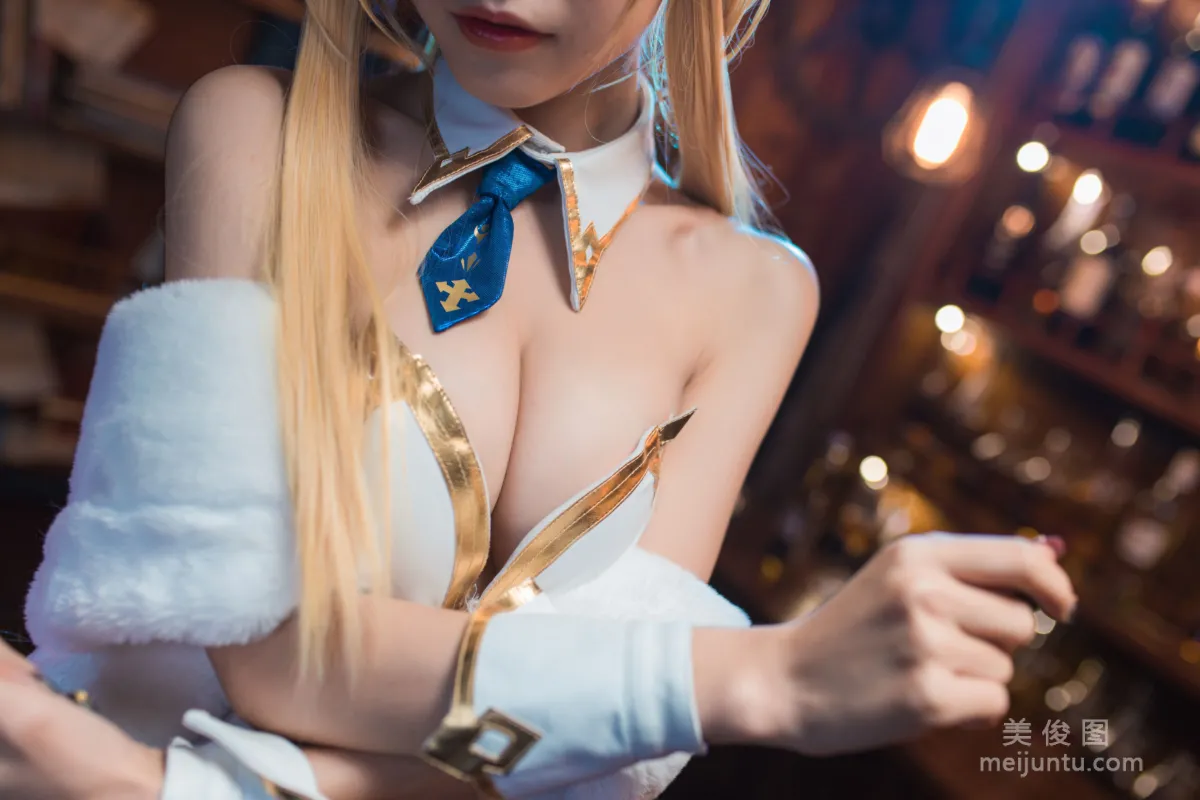 美女Coser水淼aqua 《白槍呆》 寫真集 24