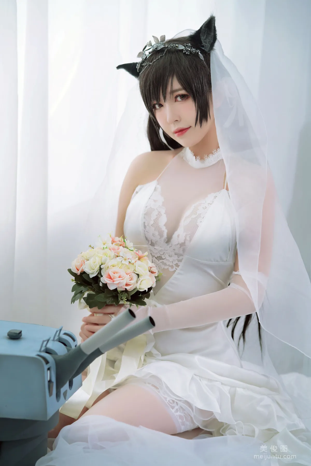 [美女Coser] 半半子 《愛宕花嫁》 寫真集 6