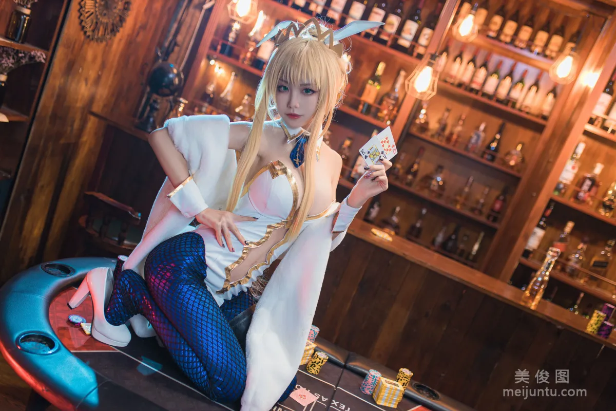 美女Coser水淼aqua 《白槍呆》 寫真集 22
