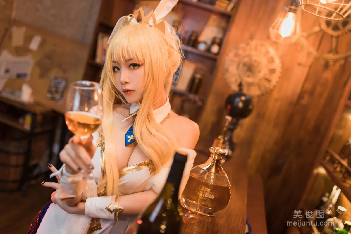 美女Coser水淼aqua 《白槍呆》 寫真集 12