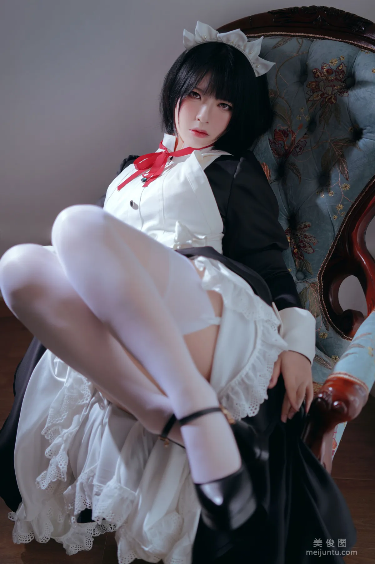 [美女Coser] 半半子 《 嫌パン メイド》 写真集11