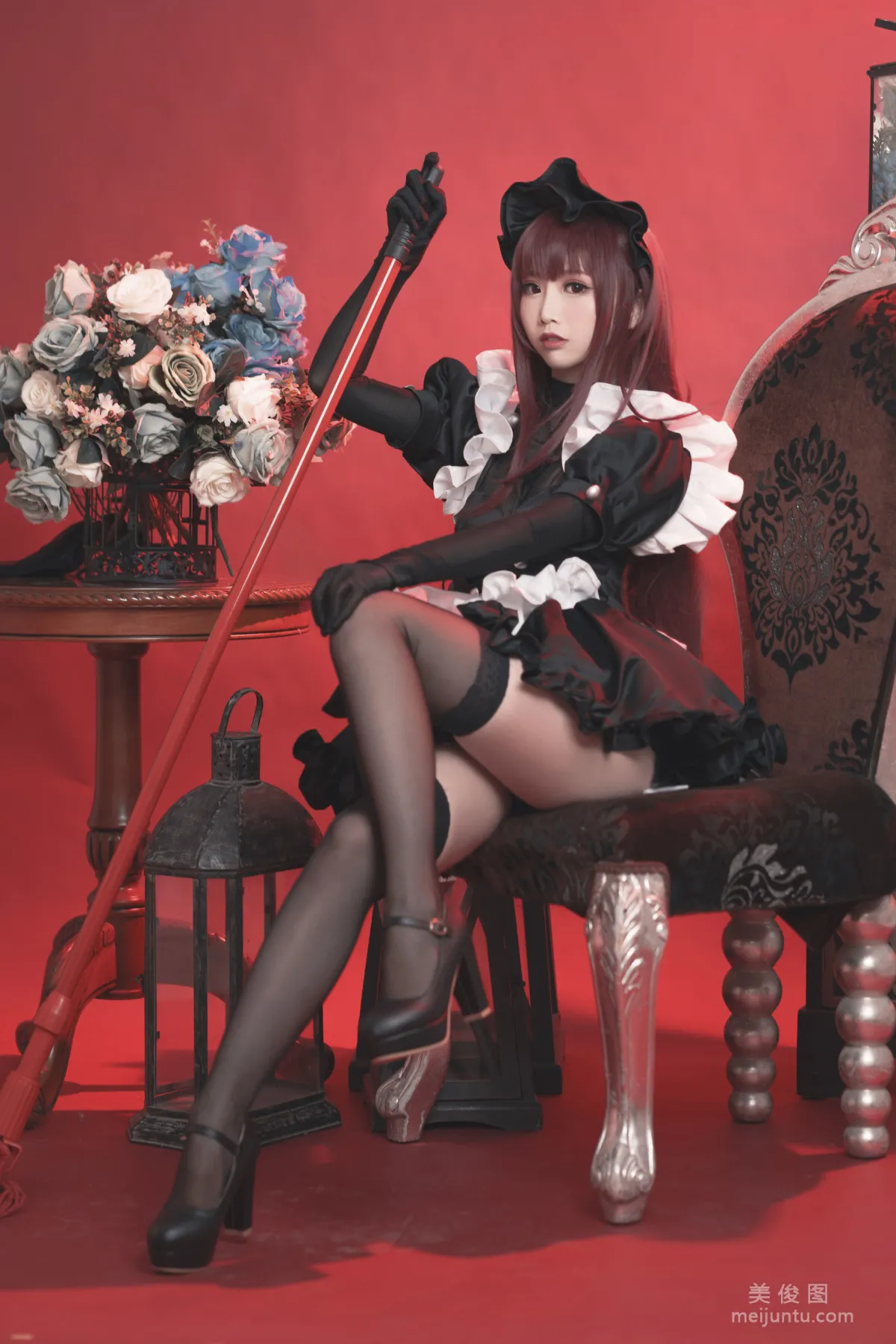 美女Coser面饼仙儿 《斯卡哈女仆》 写真集3
