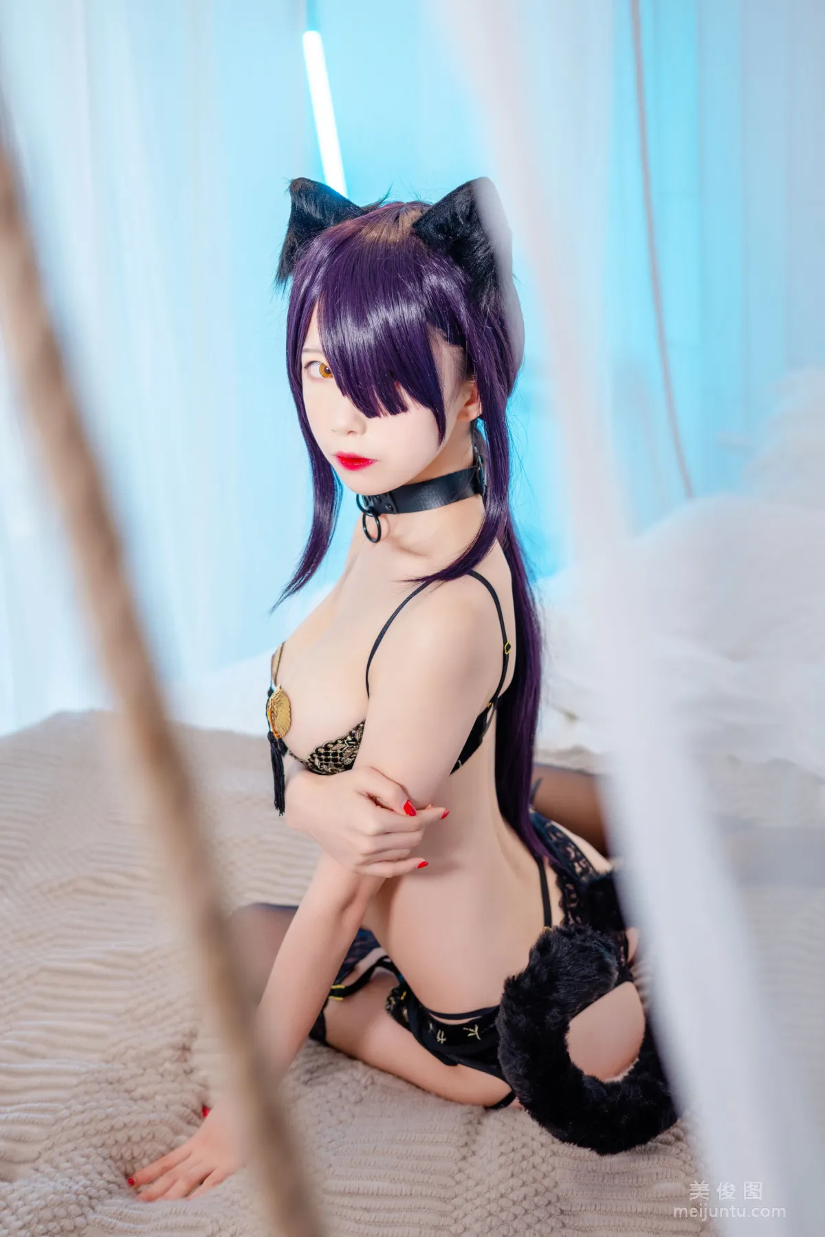 美女Coser水淼aqua 《黑猫》 写真集5