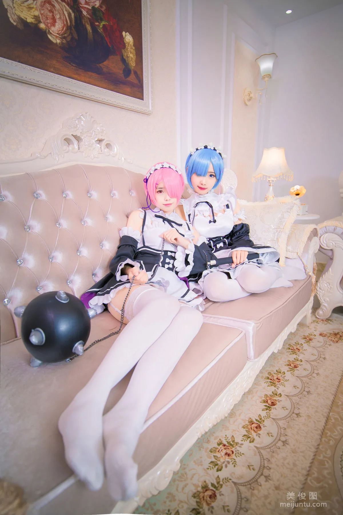 [美女Coser] 小野妹子w 《Ram Rem（拉姆，雷姆）》 写真集3
