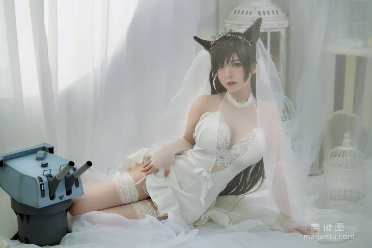 [美女Coser] 半半子 《愛宕花嫁》 寫真集 12