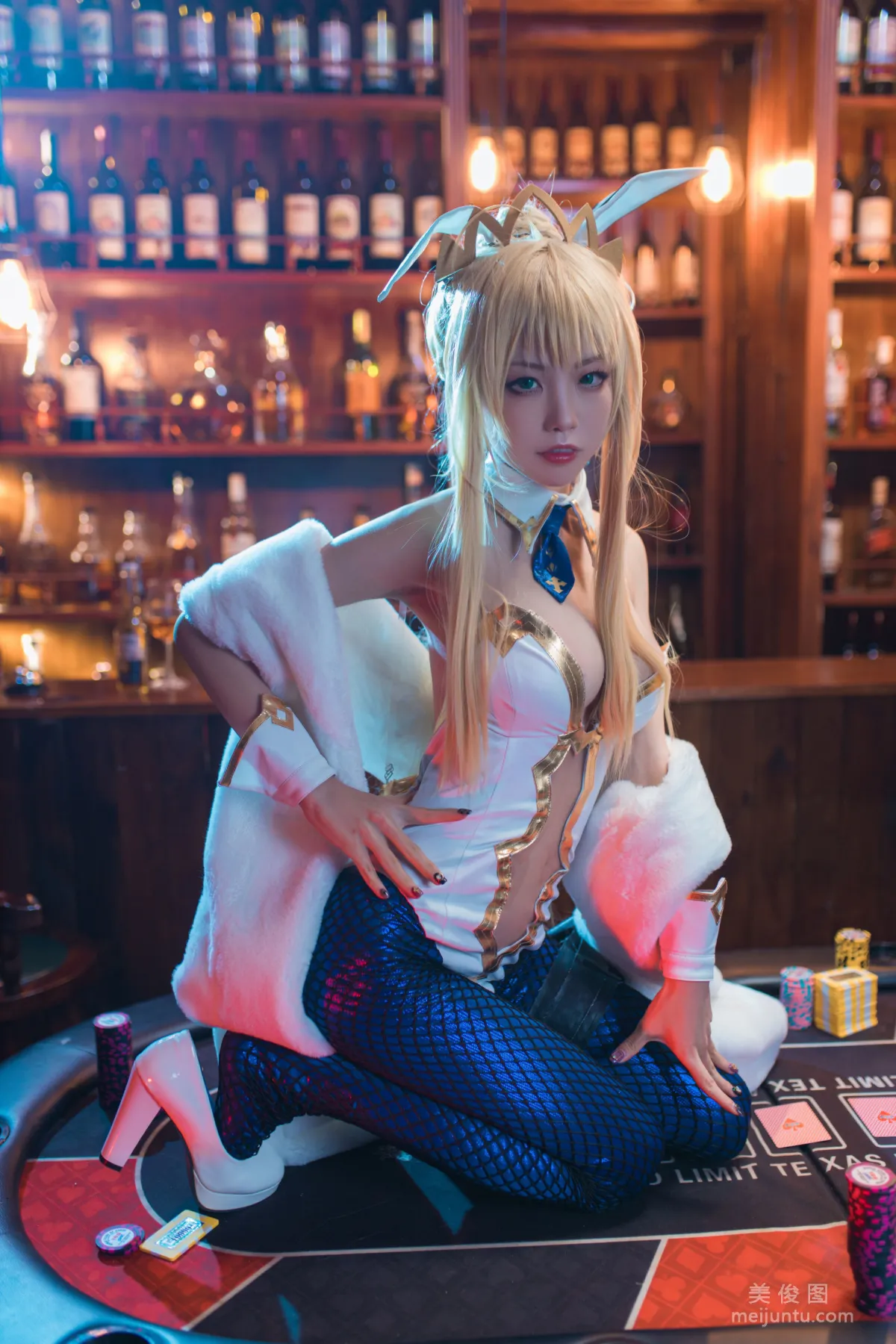 美女Coser水淼aqua 《白槍呆》 寫真集 21