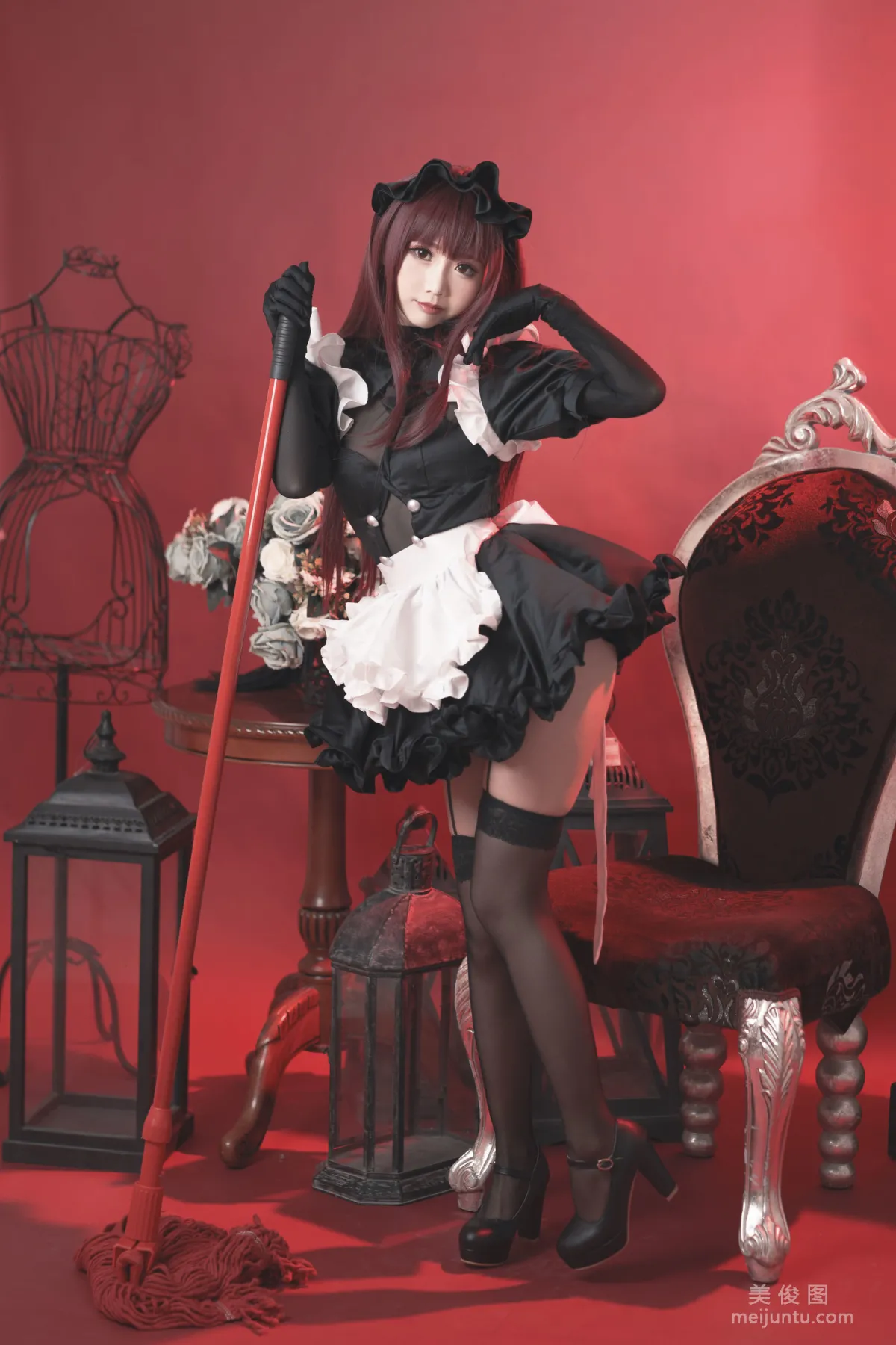 美女Coser面饼仙儿 《斯卡哈女仆》 写真集7