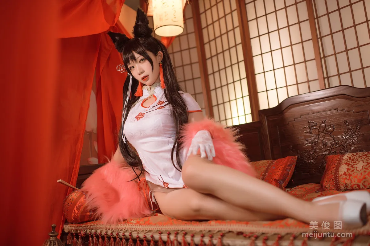 [美女Coser] 櫻落醬w 《愛宕新春旗袍》 寫真集 1